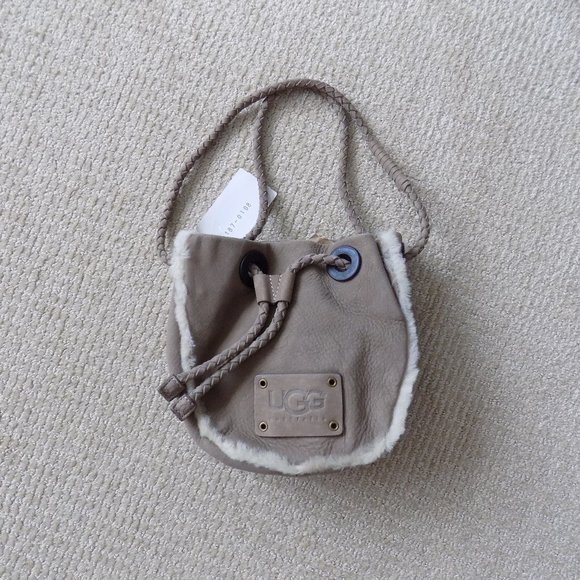 UGG AUSTRALIA SUEDE SHEEPSKIN PURSE